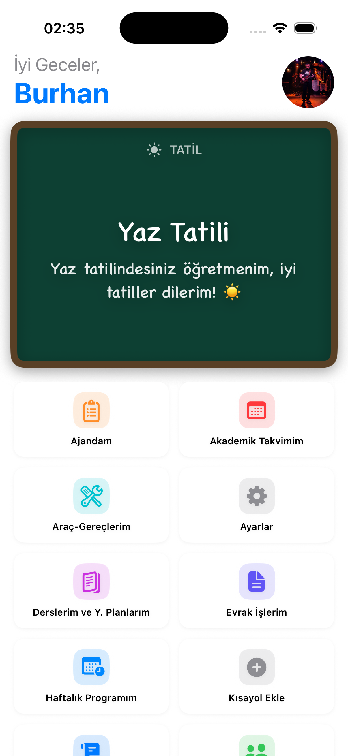 Belgeç ana ekran