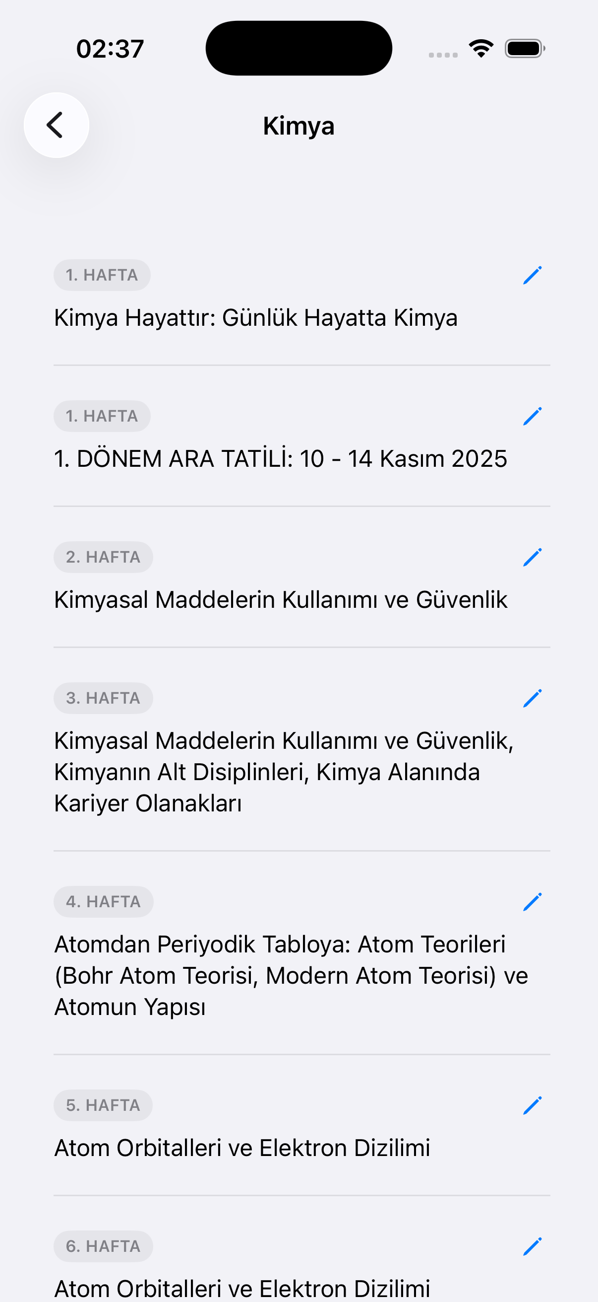 Yıllık Plan